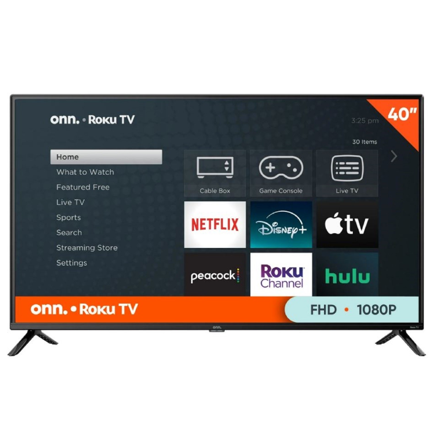 ONN 40" LED 1080P ROKU SMART TV