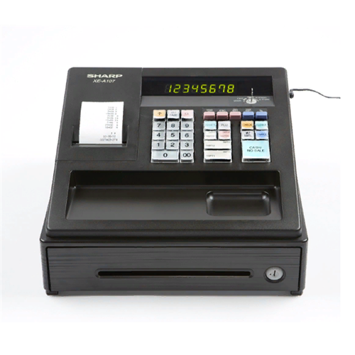 Sharp XE-A107 Business Cash Register 