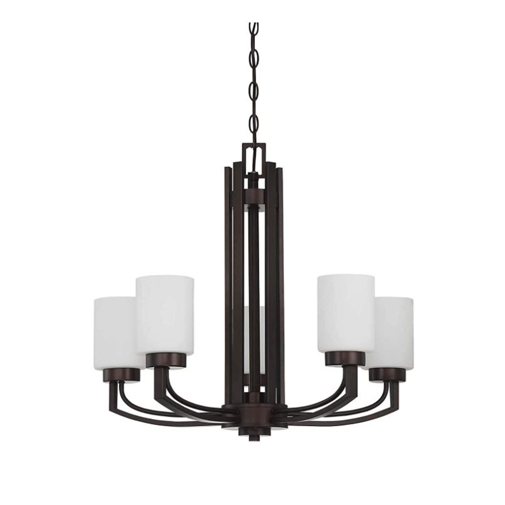5 LT 100W MB HADLEY CHANDELIER