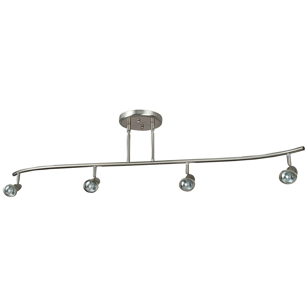 4LT 6.5W LED GU10 DUAL STEM BAR FIXTURE