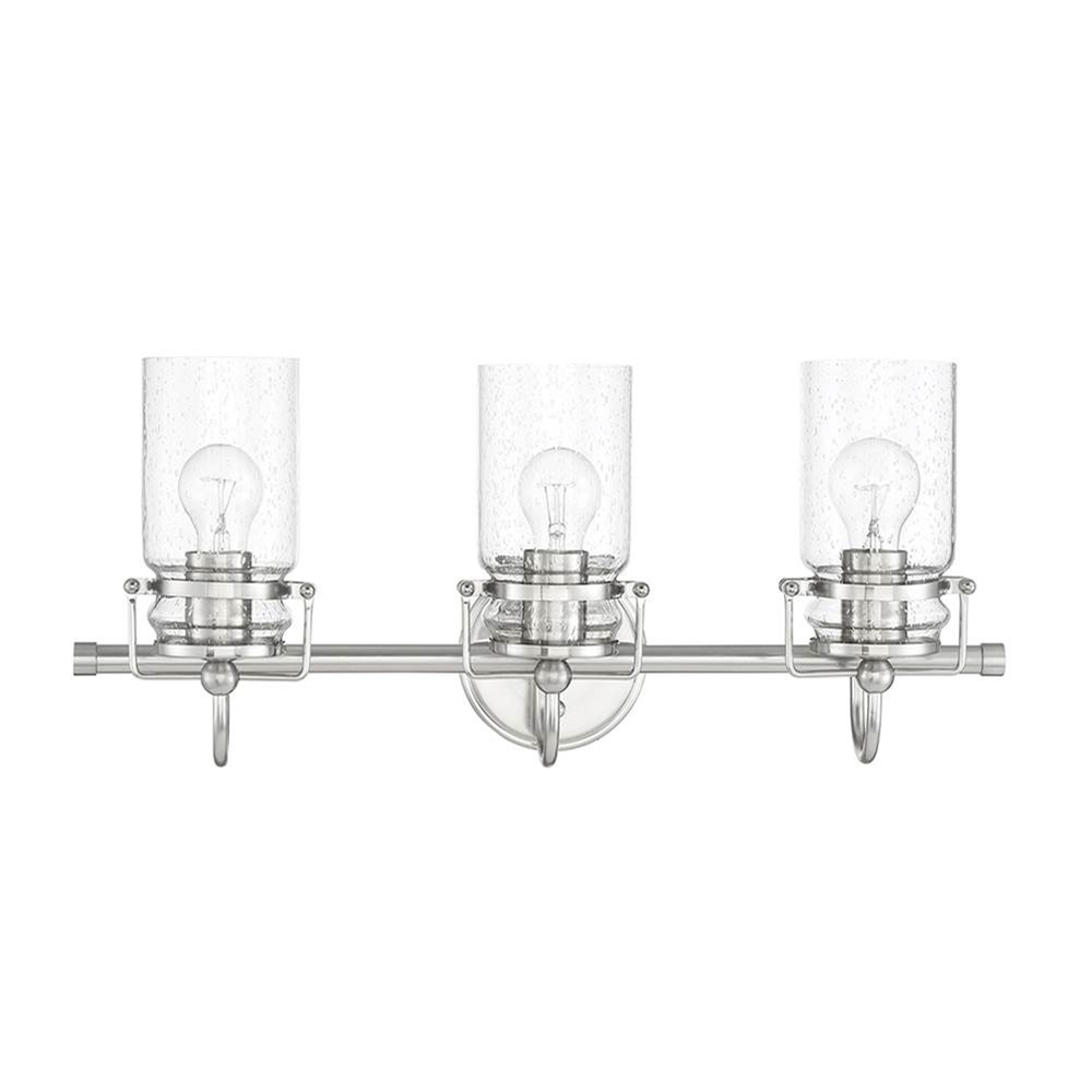QAIRO 3LT MB VANITY WITH CLEAR SEEDED GL