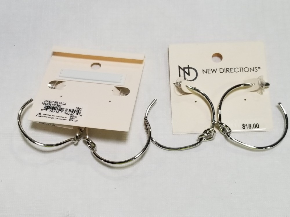 MAR18 IR KNOT HOOP EARRINGS