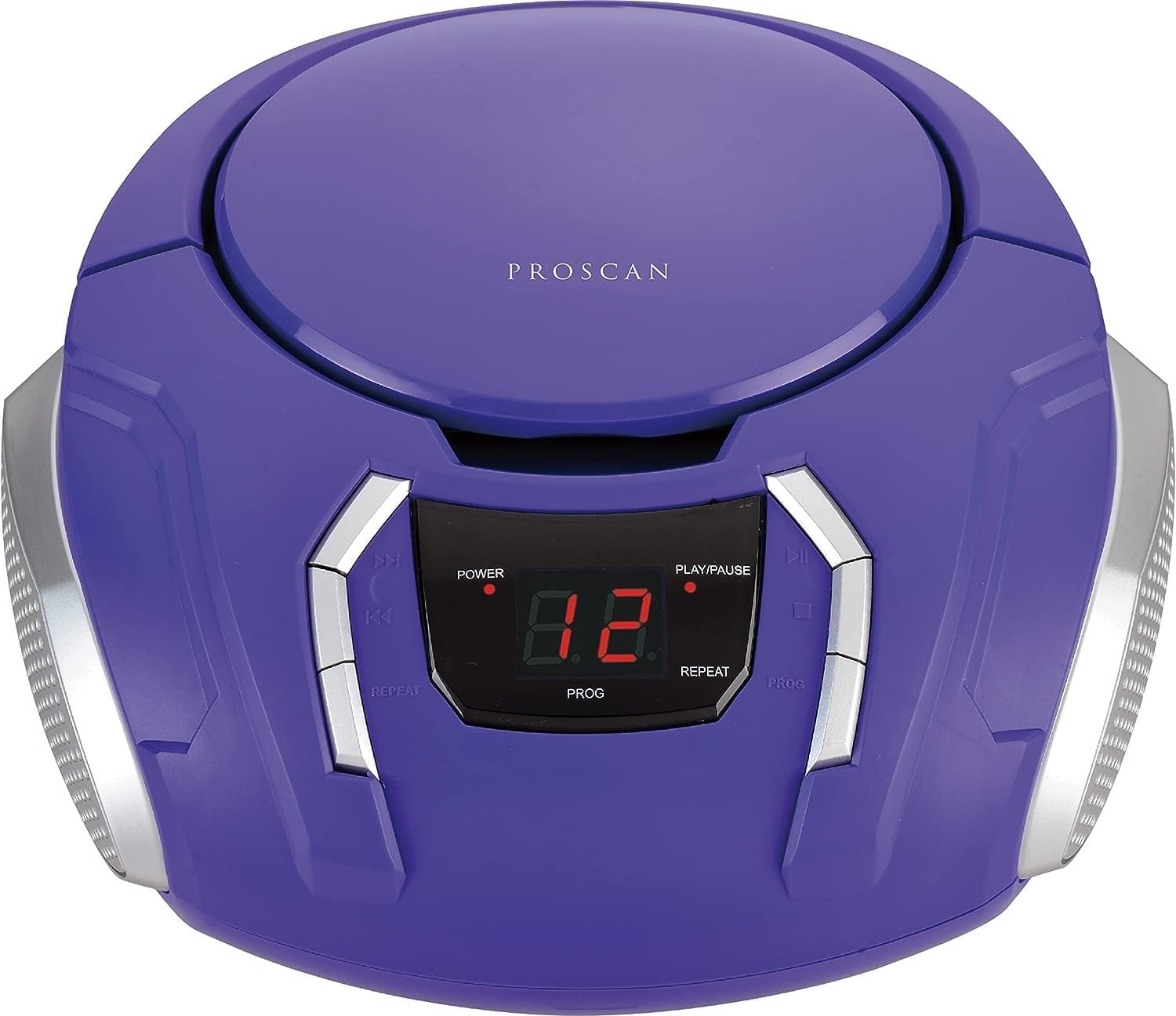 PROSCAN PORTABLE CD RADIO BOOMBOX, PURPL