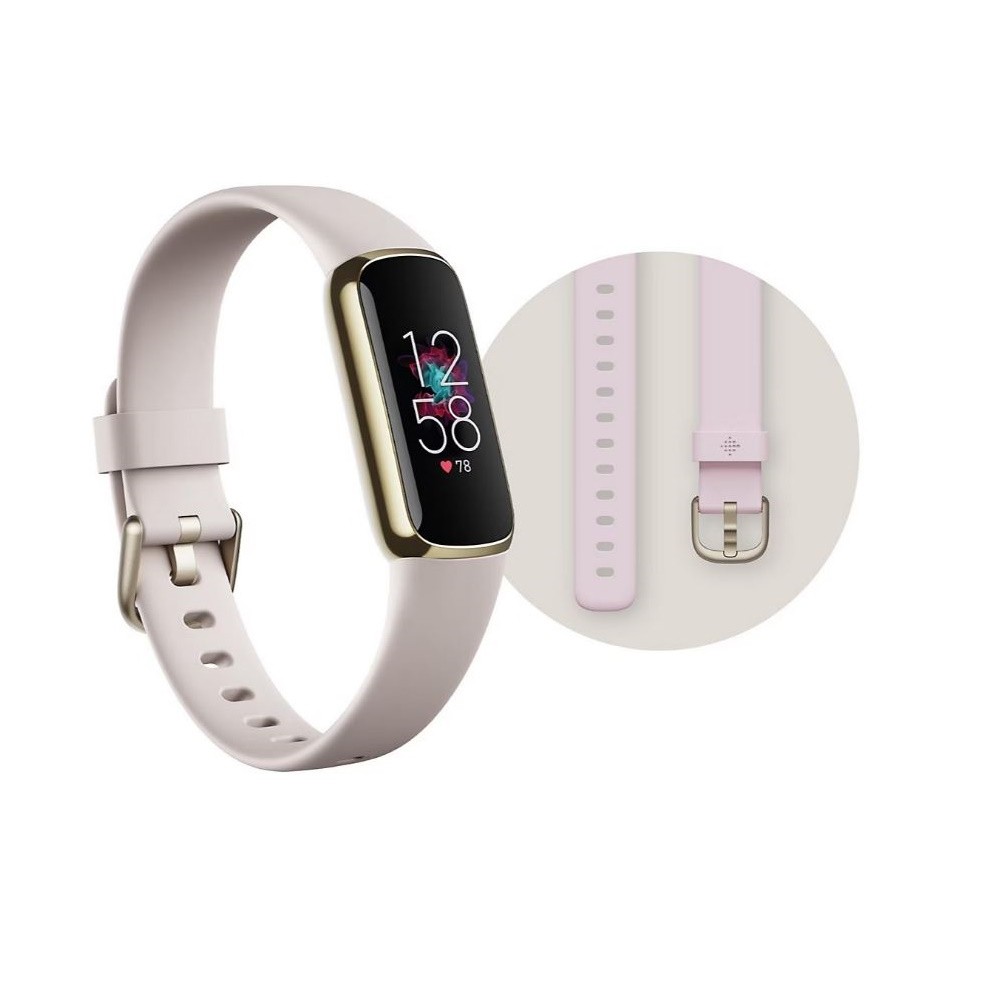FITBIT LUXE LUNAR WHITE W/BONUS BAND