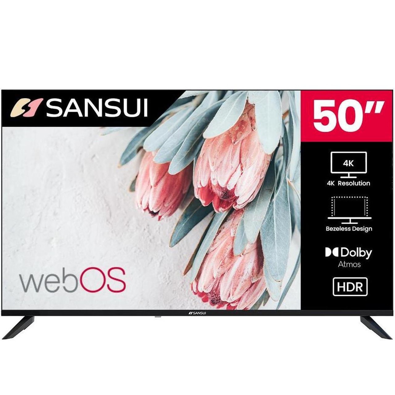 Sansui - 50" LED 4K UHD Smart Google TV