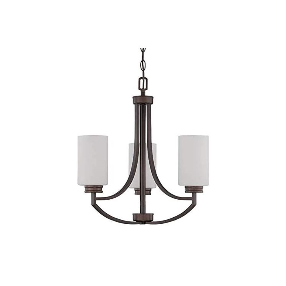 3LT 100W MB DALTON CHANDELIER PR BRONZE