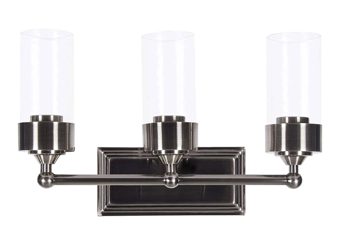 ESQUIRE 3LT VANITY WITH CLEAR GLASS MB