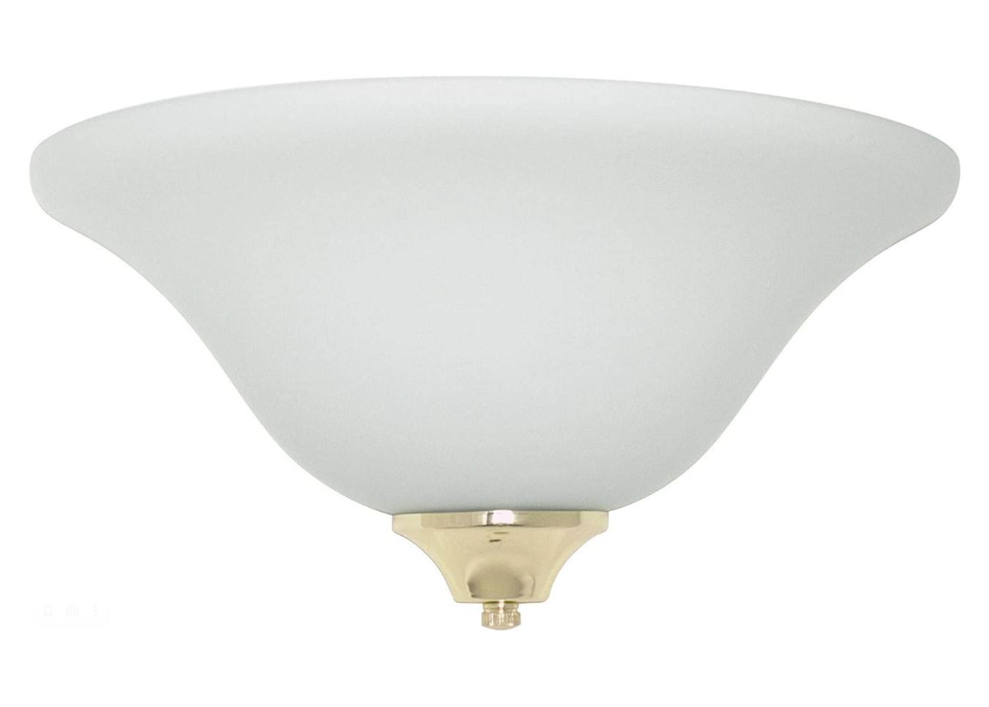 13IN ELEC SCONCE OPAL SATN GL