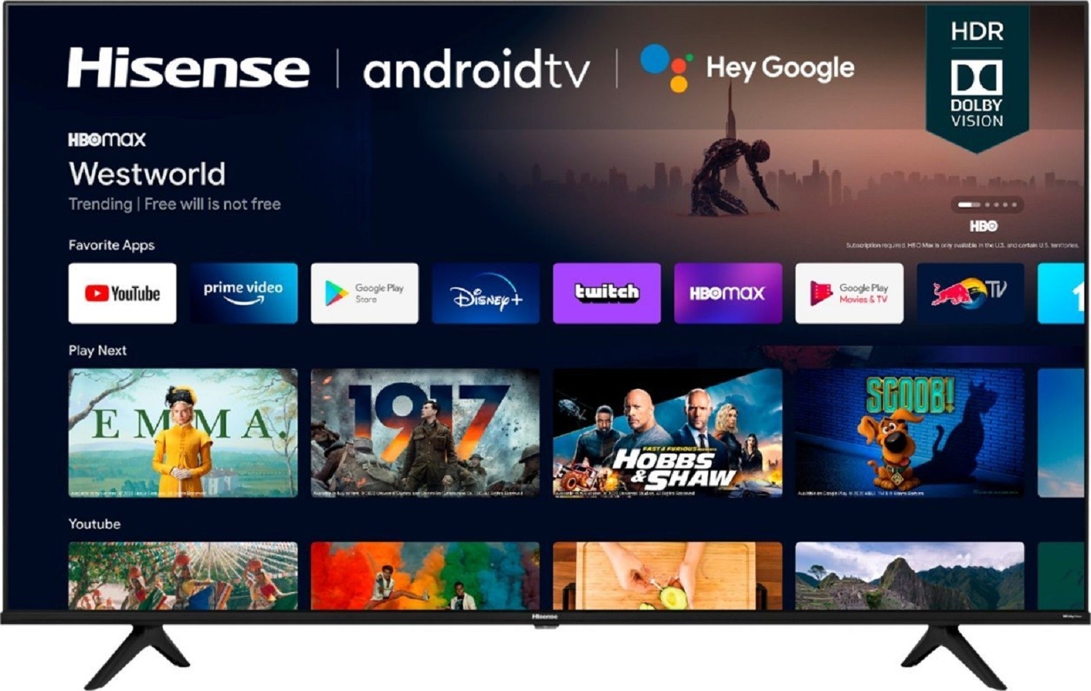 Hisense 43" LED 4K UHD Smart Android TV
