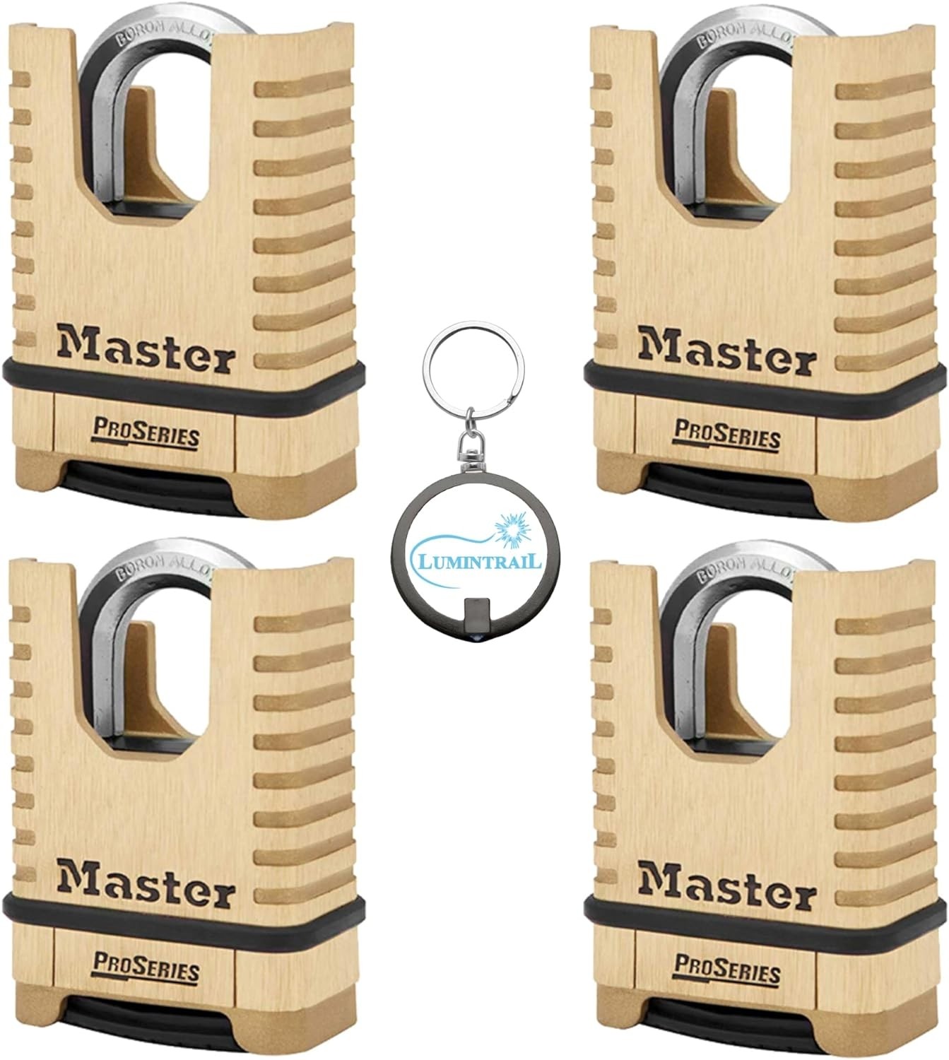4pck MasterLock1177D Combination Padlock