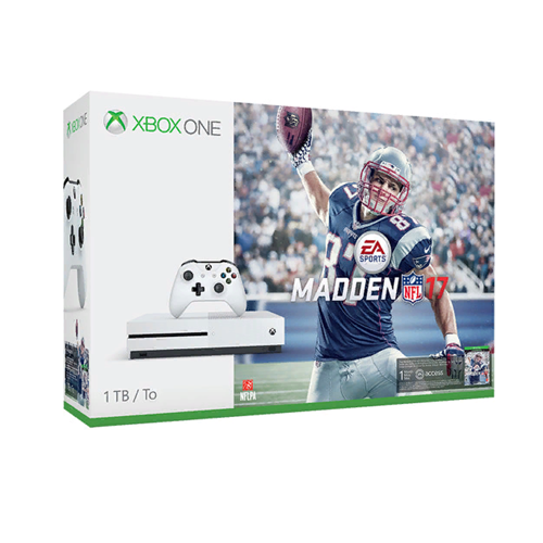Xbov One S 1TB Madden NFL 17 White
