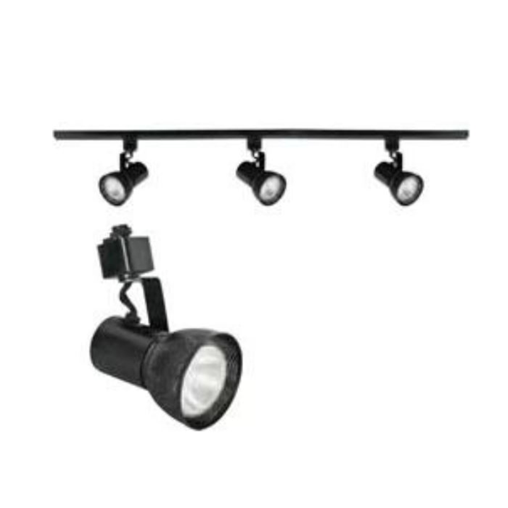 4FT TRACK W/3 BLK MESH HEAD BK