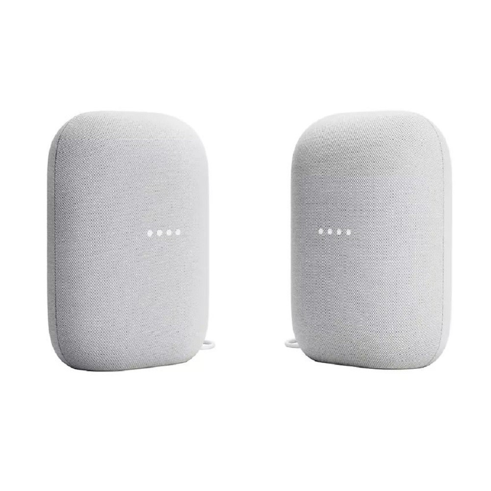 Google Nest Audio Smart Speaker 2-pack Chalk GA01420-US - NESTAUDIO-CHLK2PK