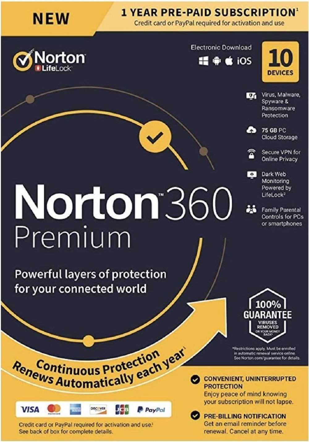 SYMANTEC CORPORATION 21389990 NORTON 360