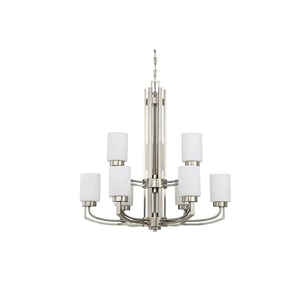 9 LT 60W MB HADLEY TWO-TIER CHANDELIER