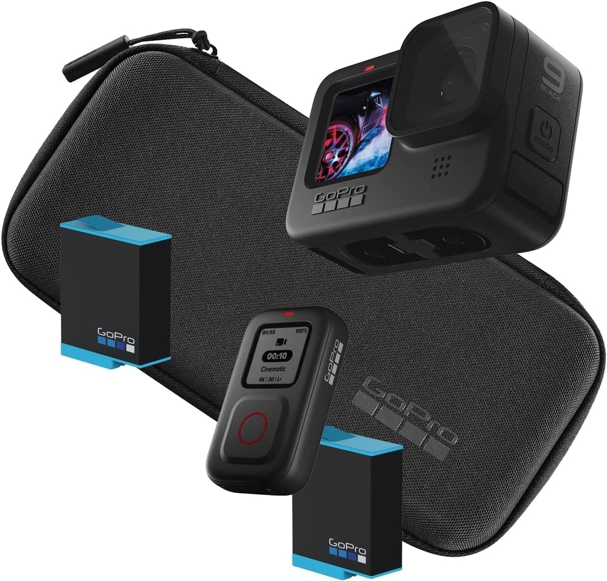GO PRO HERO9 W/ SMART REMOTE BUNDLE