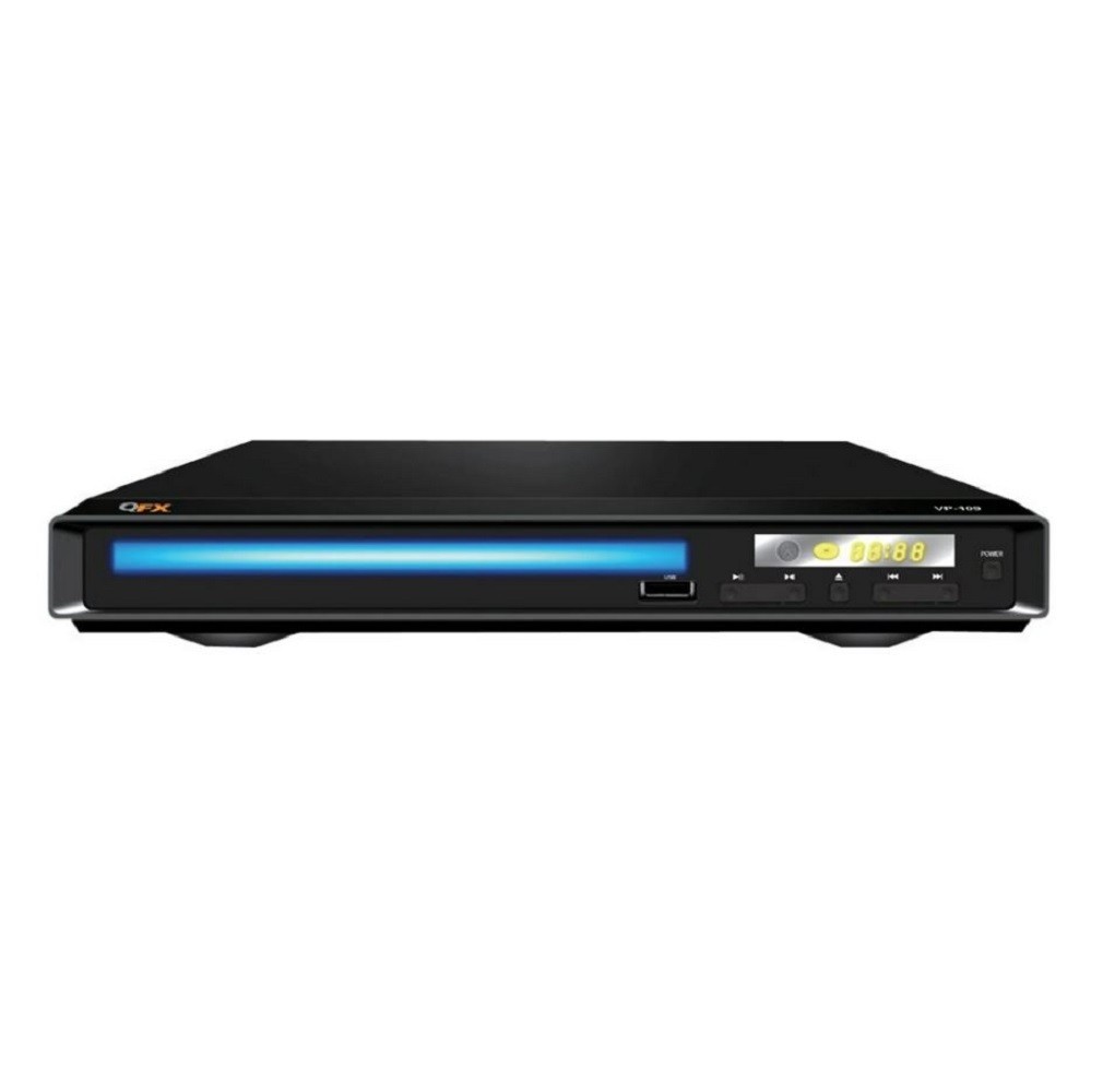 QFX DVD/CD PLAYER WITH USB AND FM RADIO