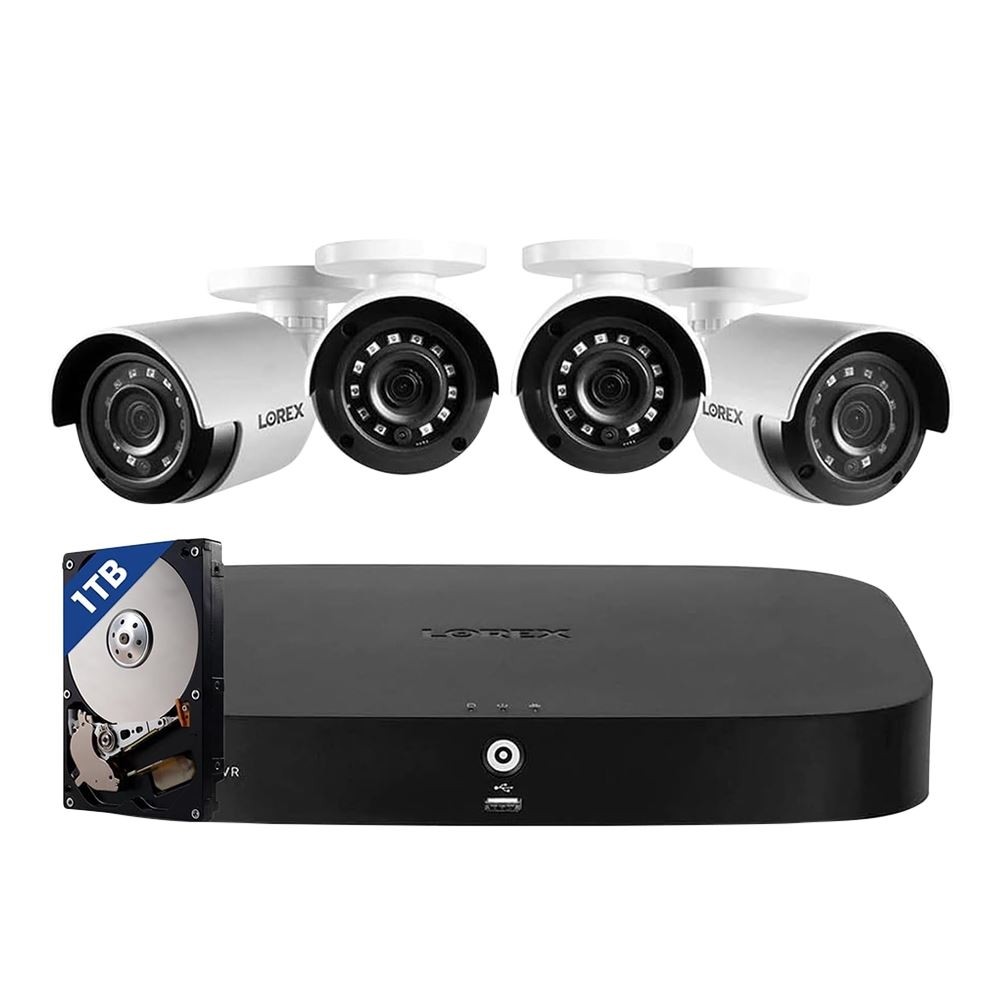 LOREX 1080P 8X4 1TB WIRED DVR SYSTEM