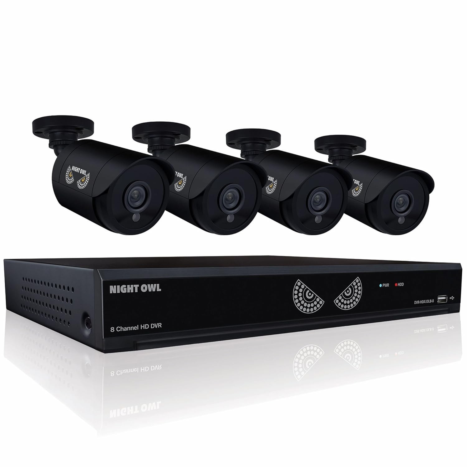 NIGHT OWL 8 CHAN, 4 CAM SECURITY SYSTEM