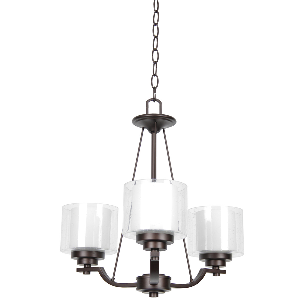 3-LT 100W MB ABBOT CHANDELIER