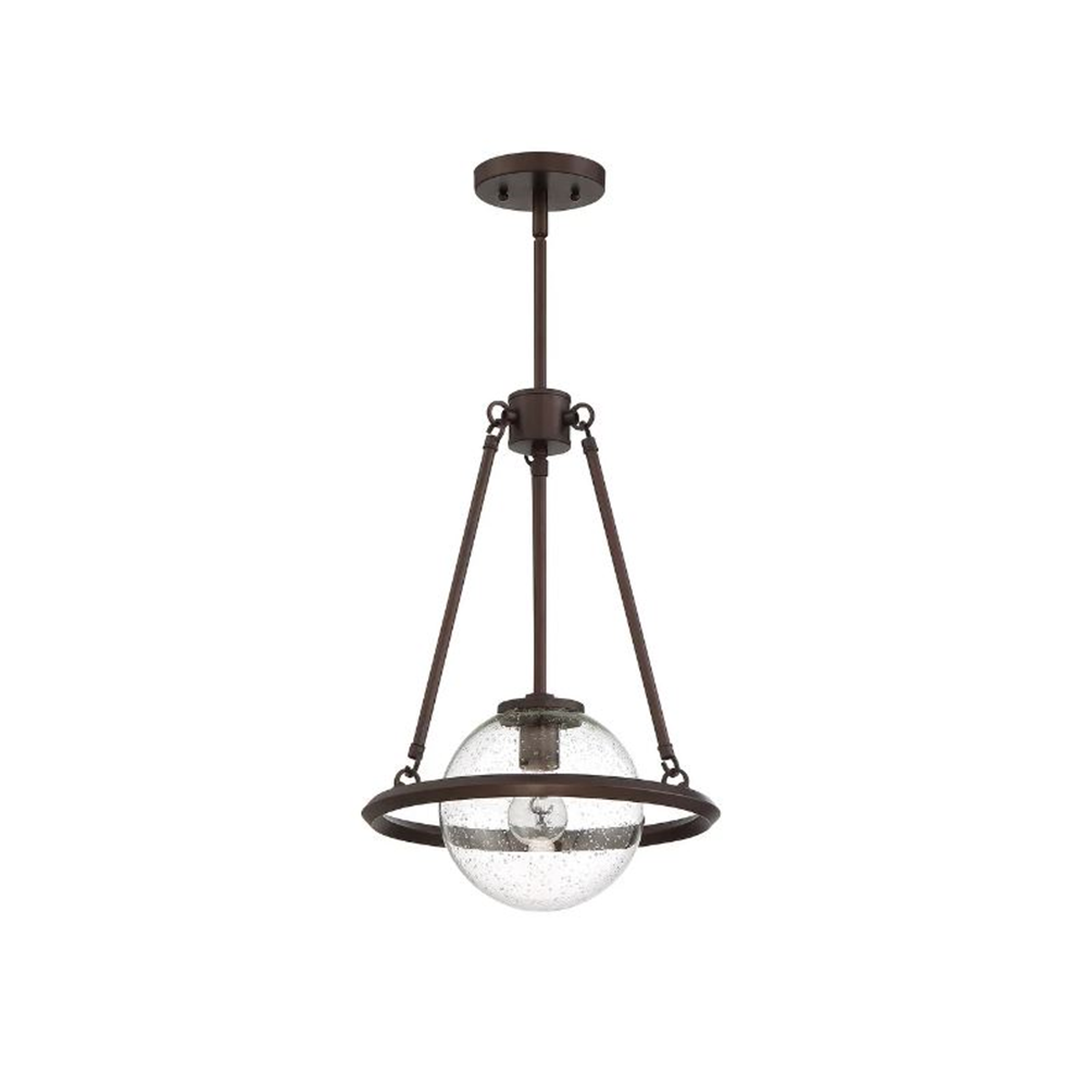 GALAXII 1-LT PENDANT WITH CLEAR SEEDED