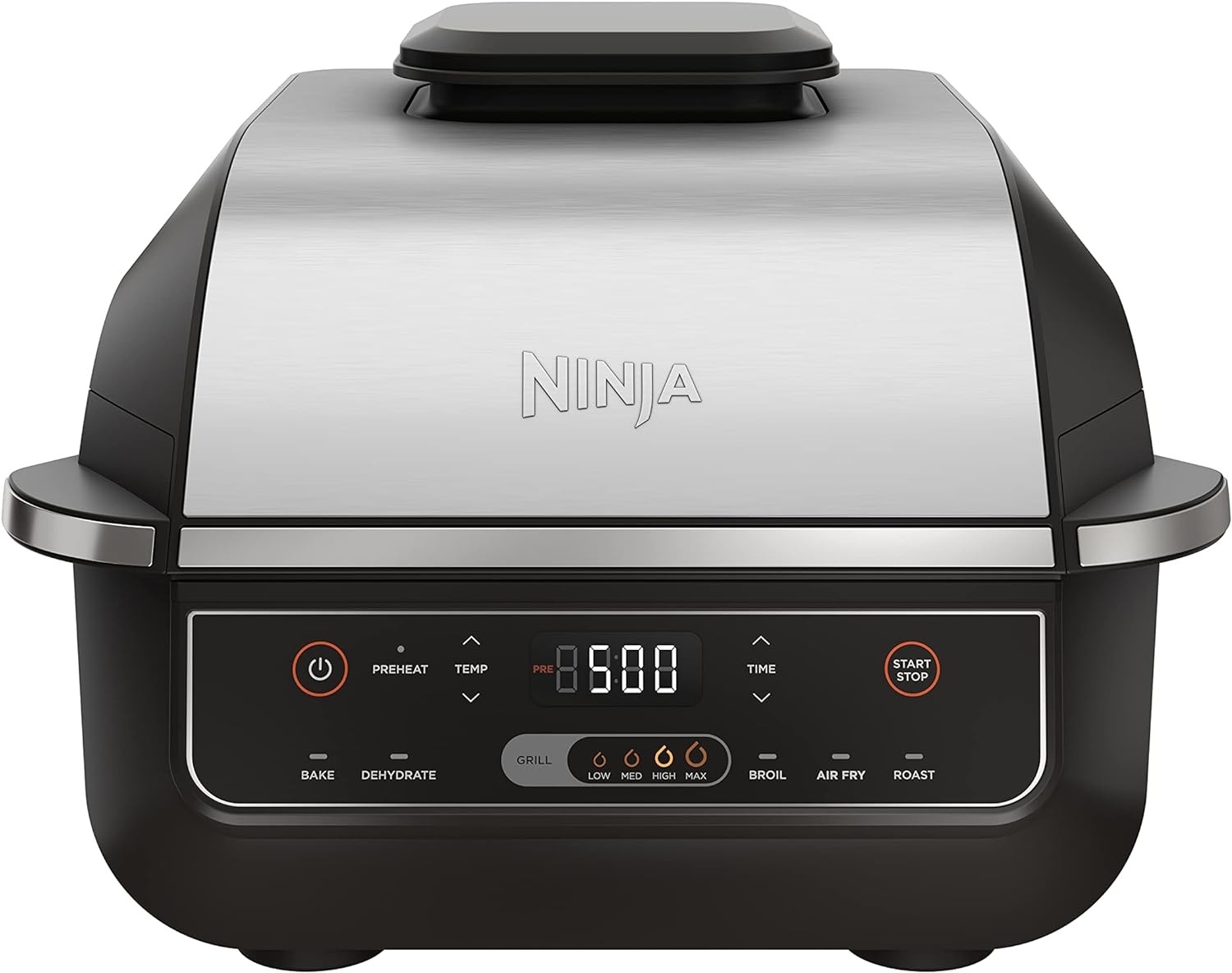 6-IN-1 INDOOR GRILL & 4-QUART AIR FRYER