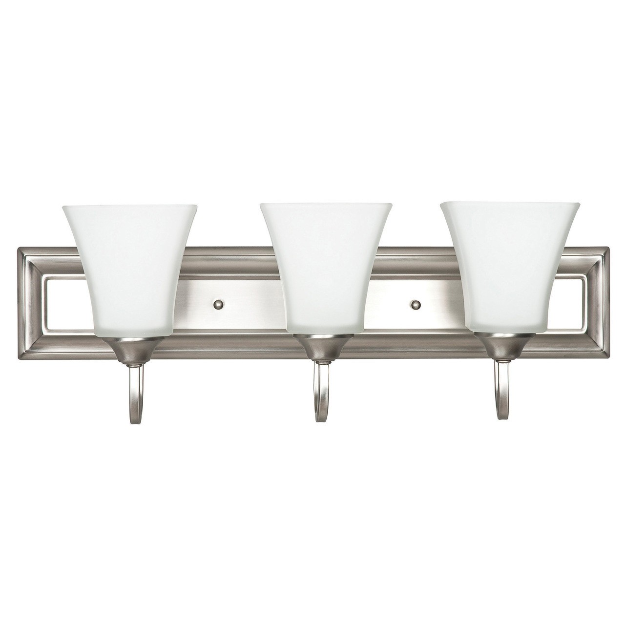 3LT-100W MB SCONCE FRSTD SQUARE MILK GLS