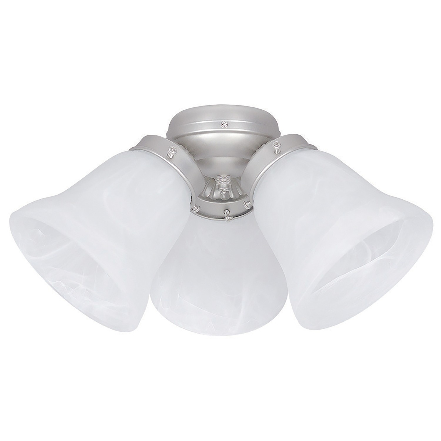 3 LT MB LED FAN KIT WITH ALABASTER GLS