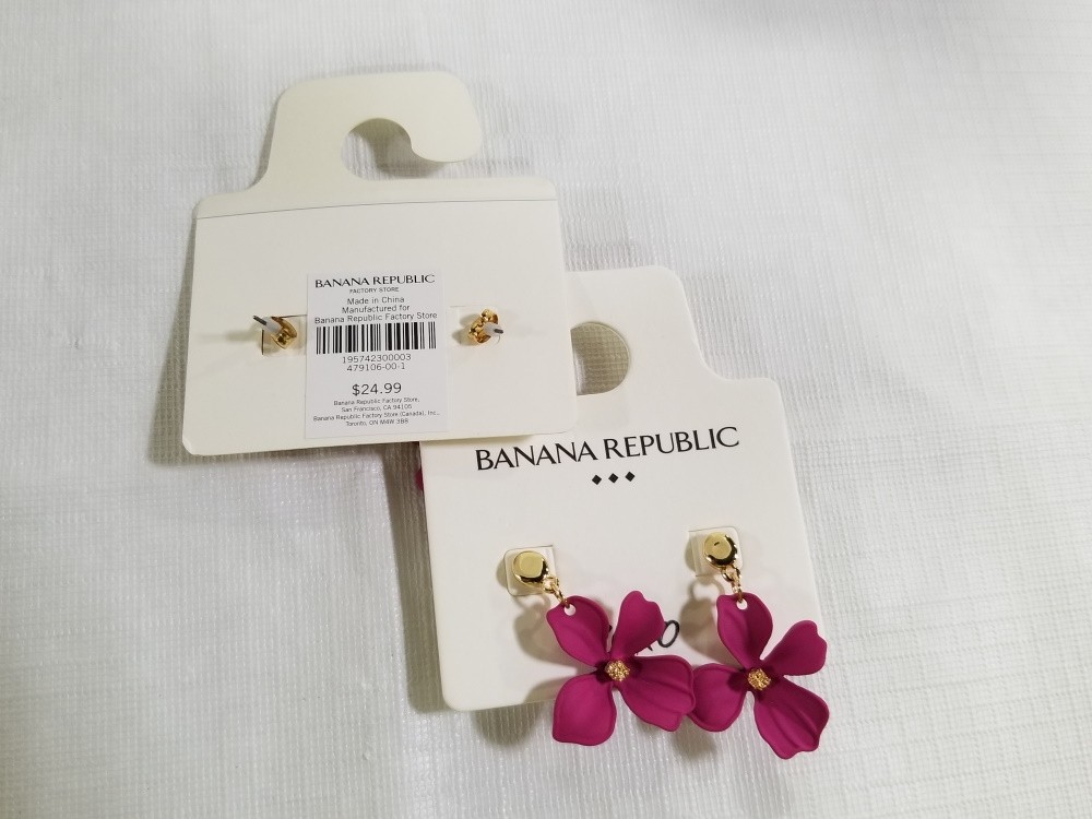 BOUGAINVILLA FLOWER DROP EARRINGS