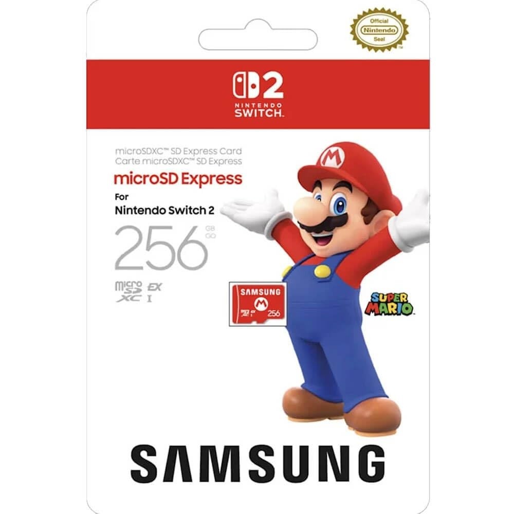NINTENDO SWITCH 2-256GB SAMSUNG MICROSD