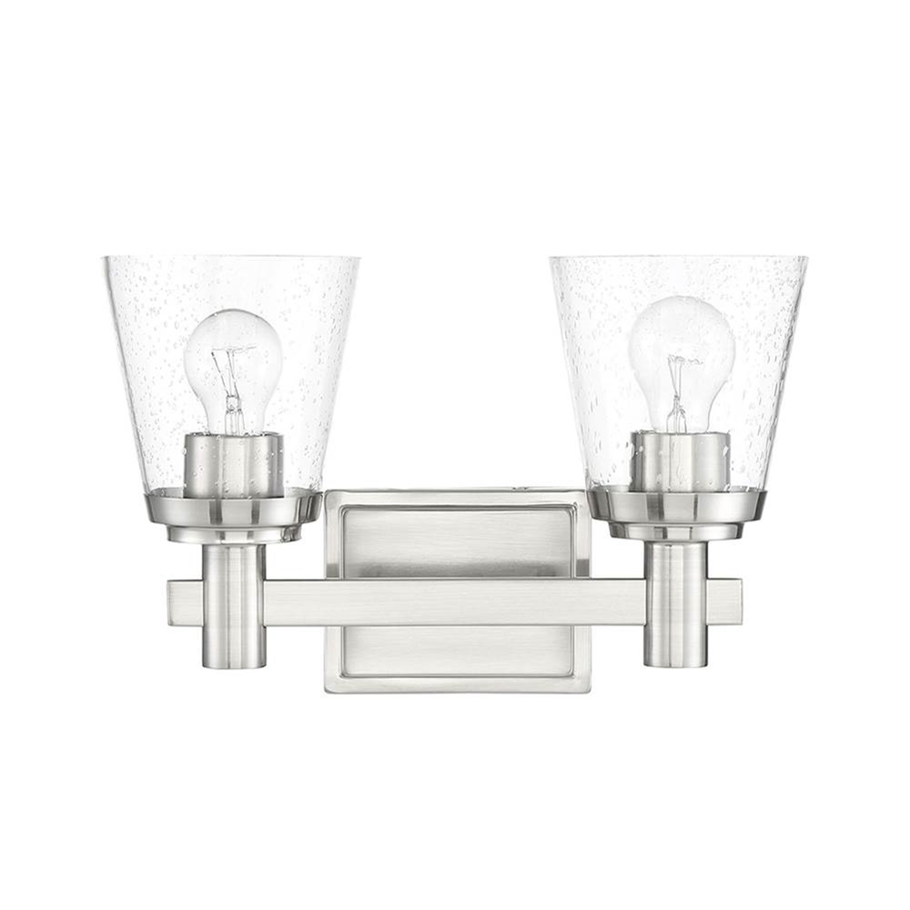 RIELLA 2LT MB VANITY WITH CLEAR SEEDED G