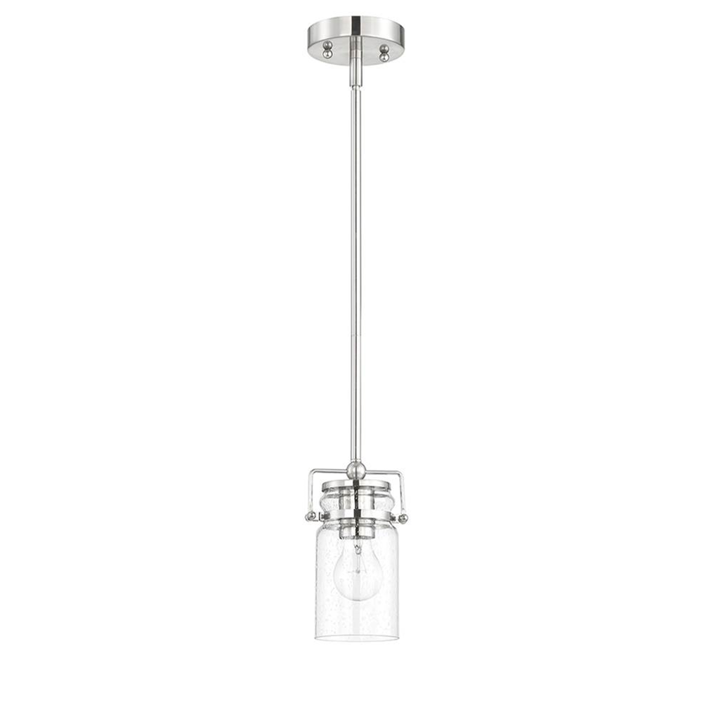 QAIRO 1LT MB MINI PENDANT WITH CLEAR SEE