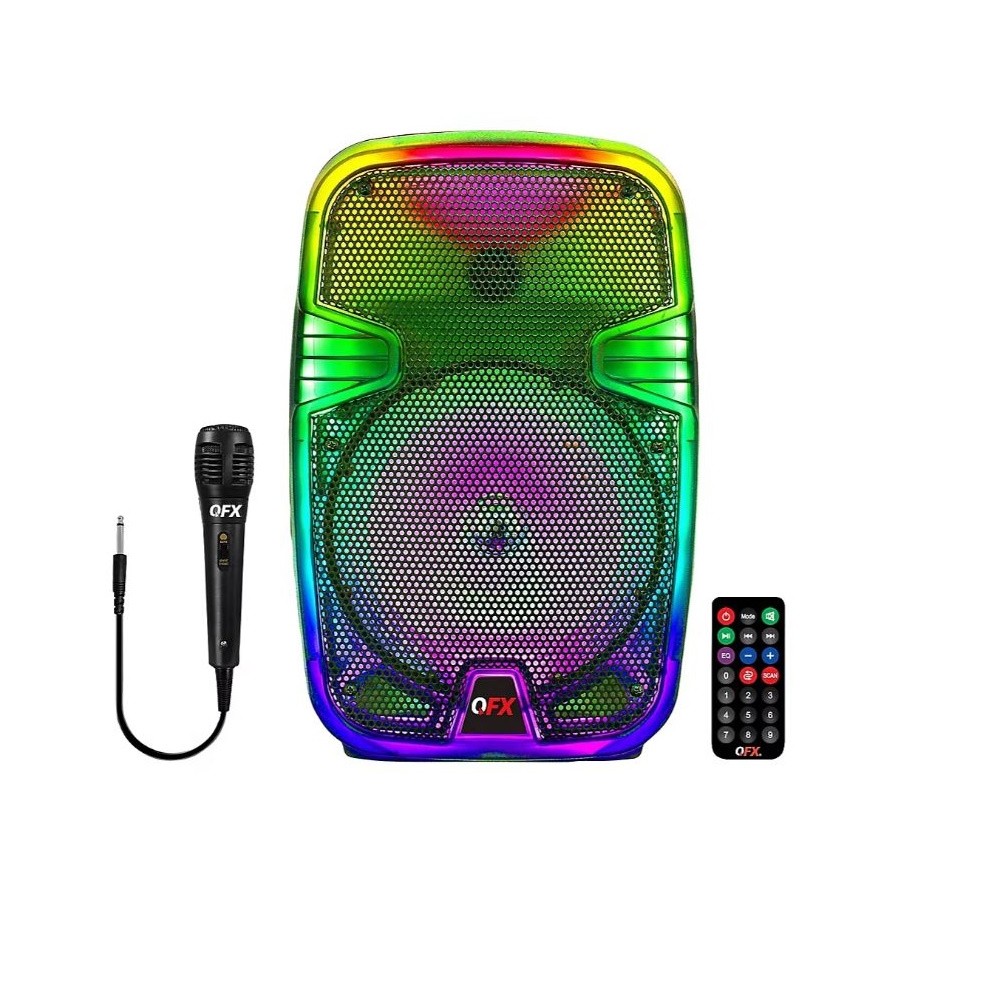 QFX TMS-802 TRANSLUSCENT 8IN SPEAKER