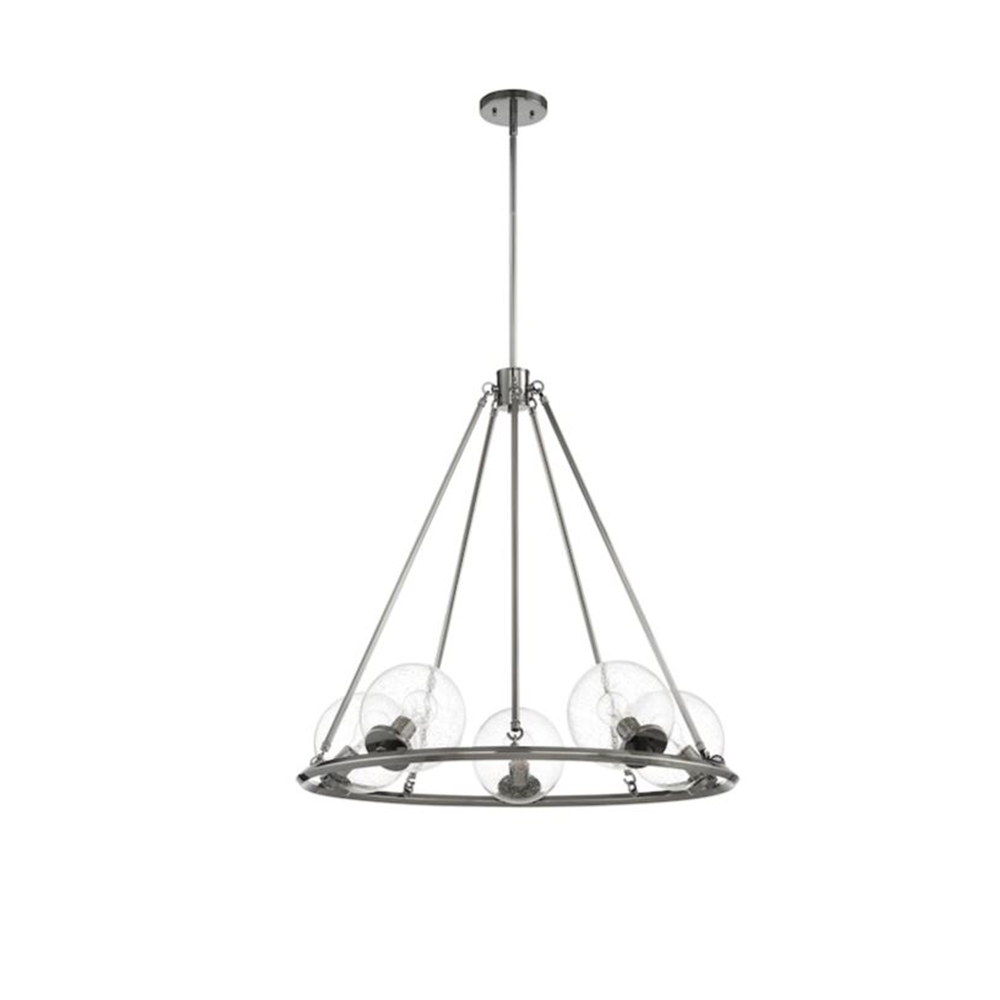 GALAXII 5-LT CHANDELIER WITH CLEAR SEEDE