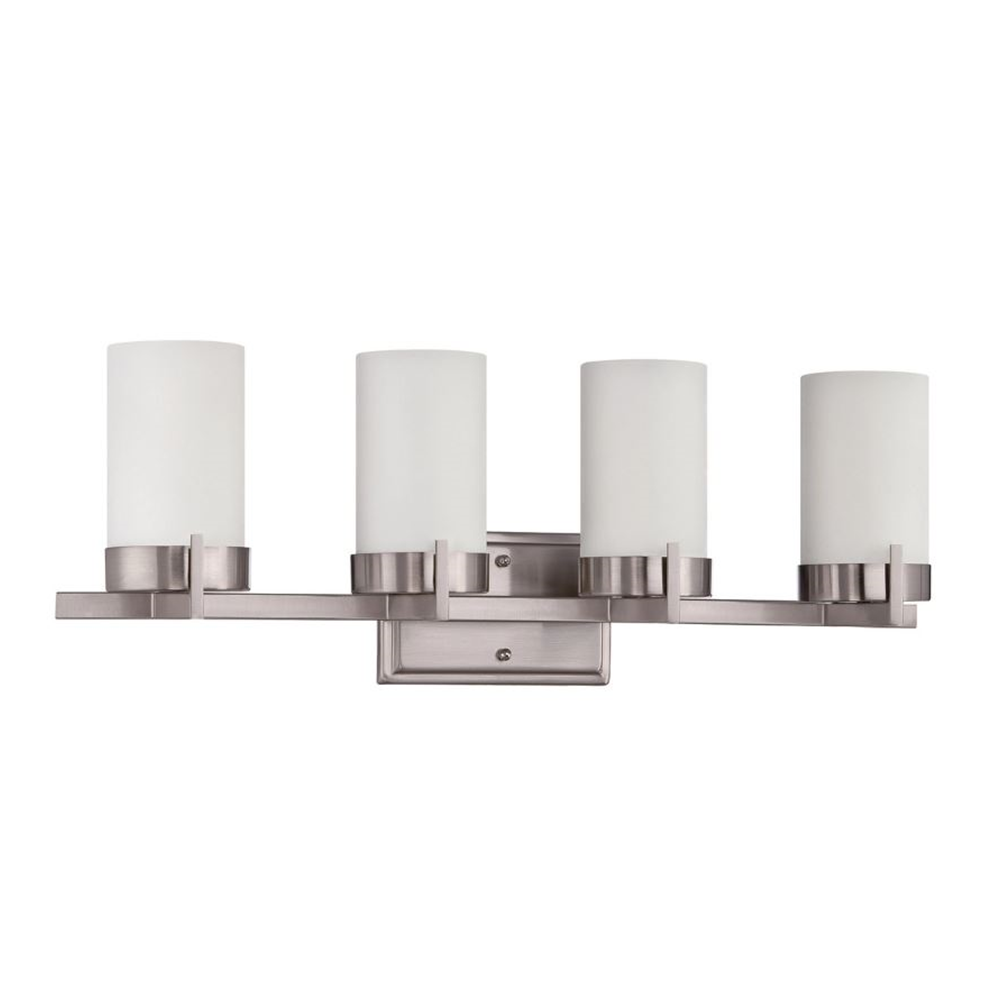 4LT LUMINETTE VANITY OPAL GLS BSN