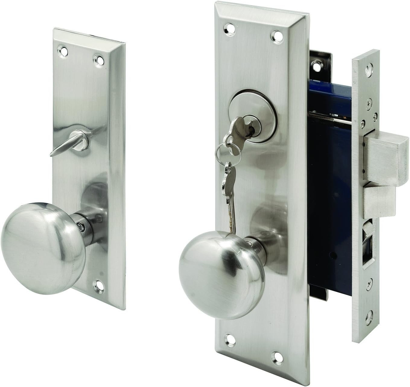 SEGAL SE 27590 MORTISE LOCK SET, SATIN N