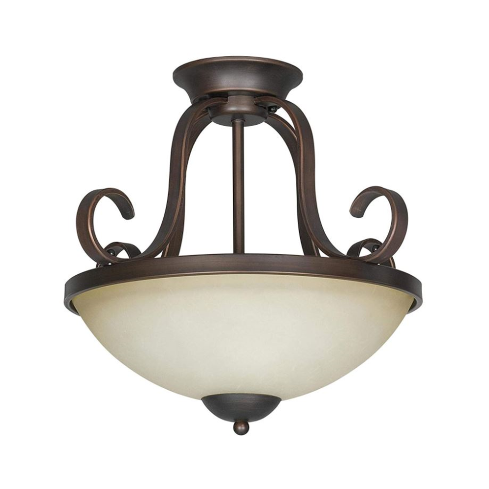 2-LT 100W MB PROVANO SEMI FLUSH
