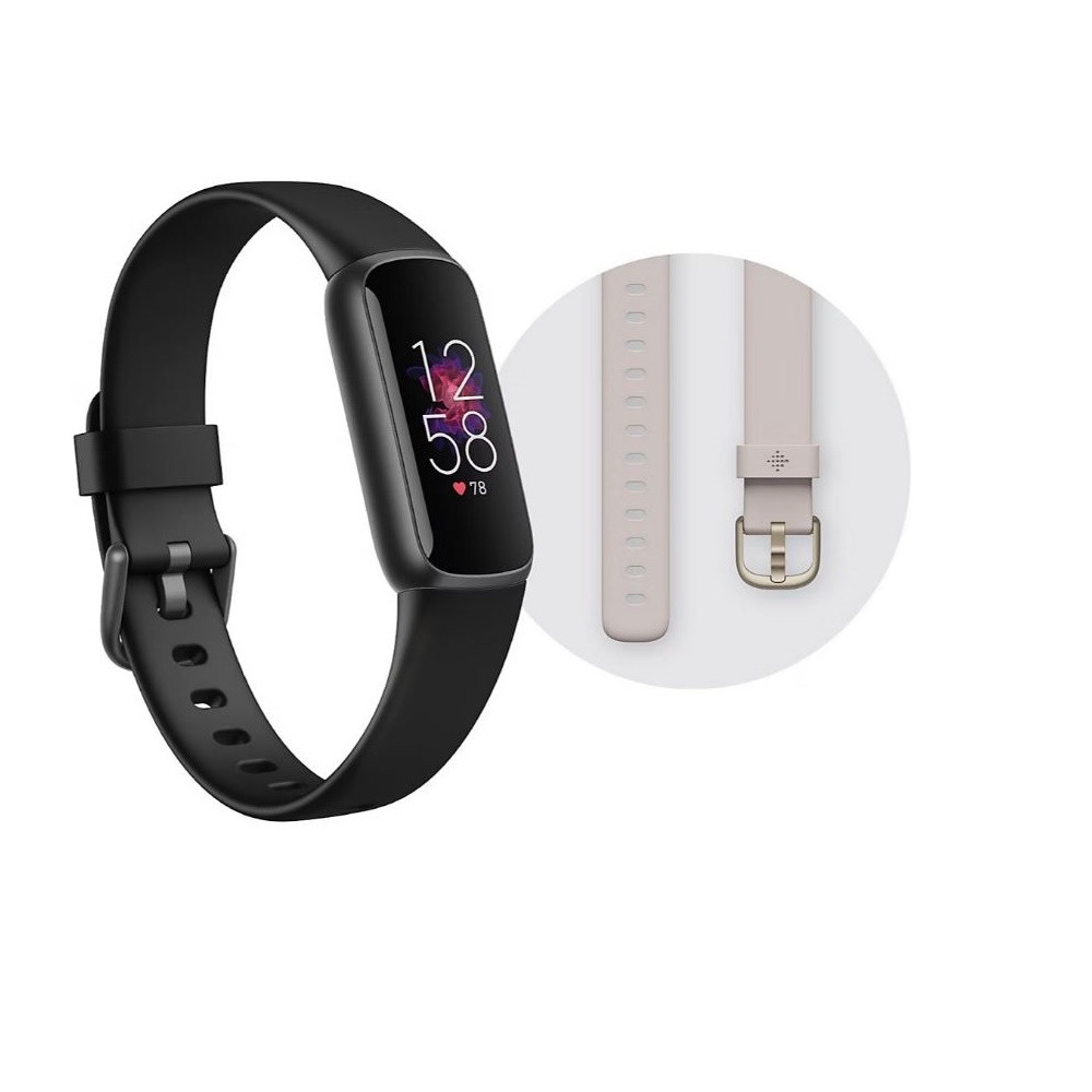 FITBIT LUXE LUNAR BLACK W/BONUS BAND