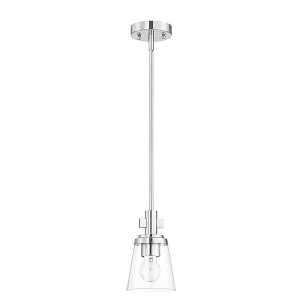 RIELLA 1LT MB MINI PENDANT WITH CLEAR