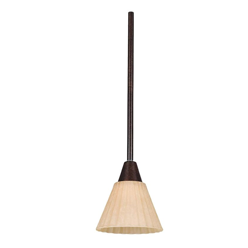 ADJ STM PENDANT TEA STN GLS RB