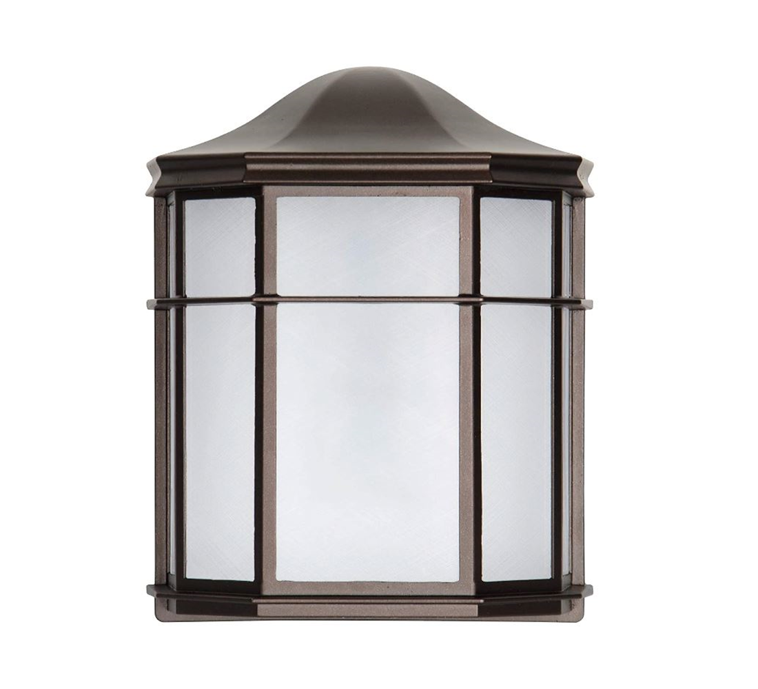 9-1/2IN H LED WALL LANTERN 9W DOB 500L
