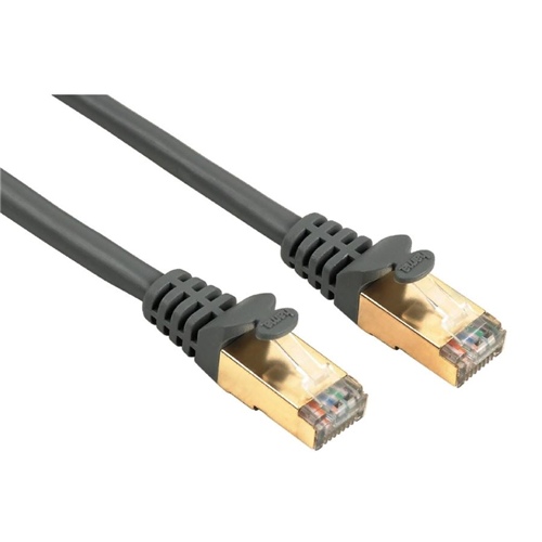 Hama CAT 5e Network Cable Grey 25ft 