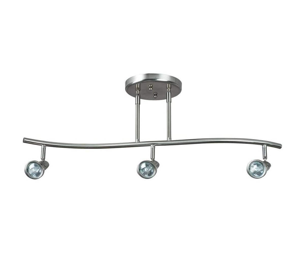 3LT 50W GU10 DUAL STEM TRACK FIXTURE