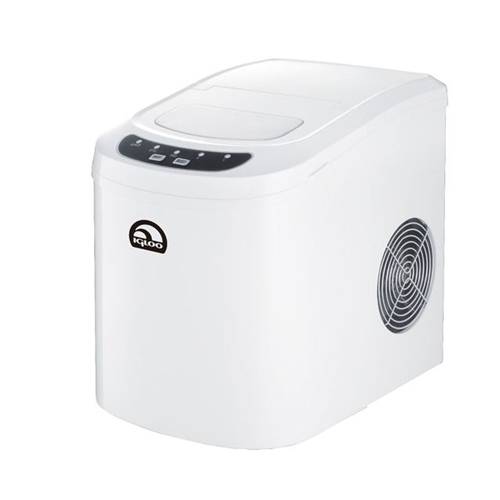 iGloo Compact Ice Maker - White