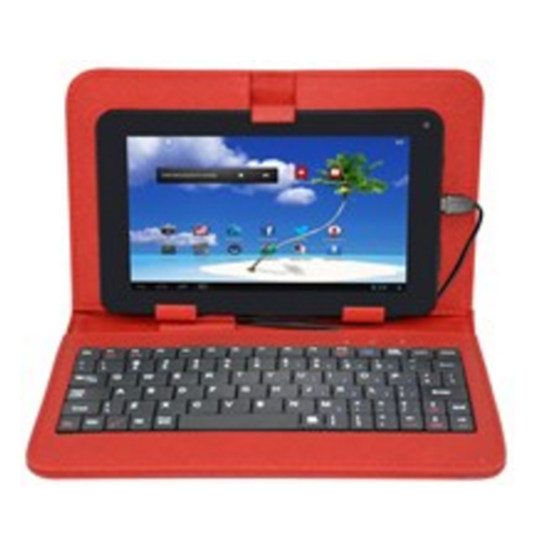 Proscan 7" Tablet w/Case & Kbrd Red