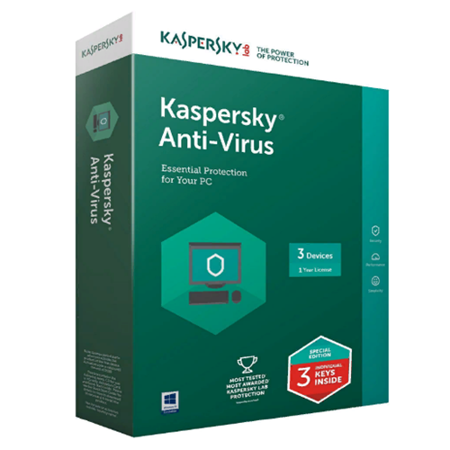 Kaspersky Anti-Virus 3PC 1Year 