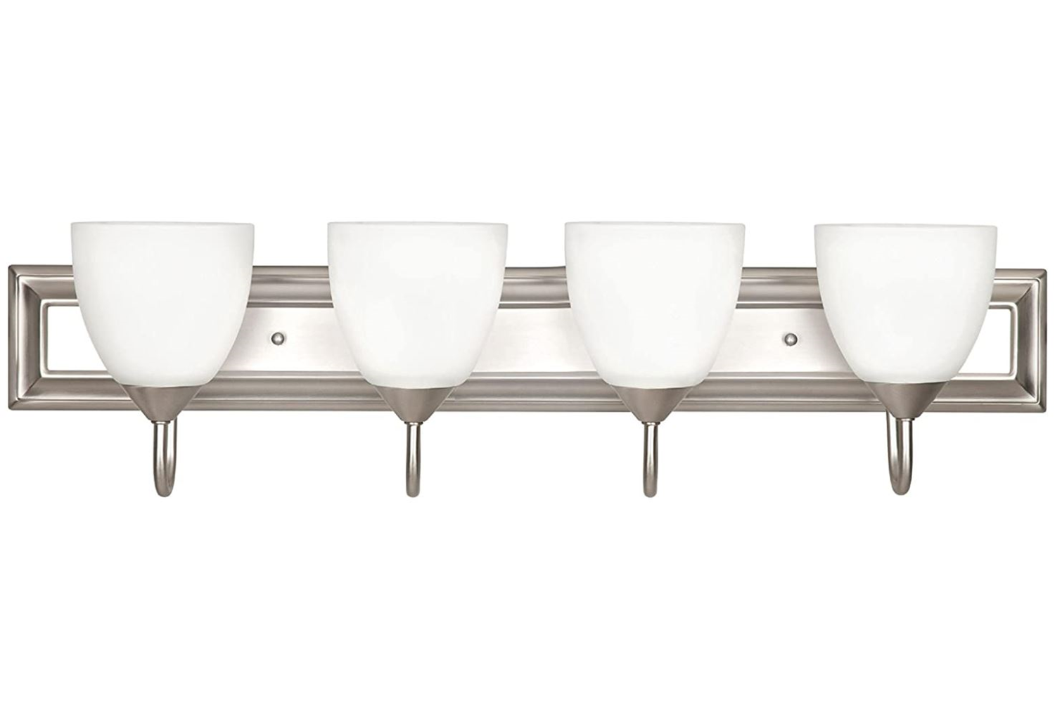 4LT-13W GU-24 CFL SCONCE FRSTD MILK GLS