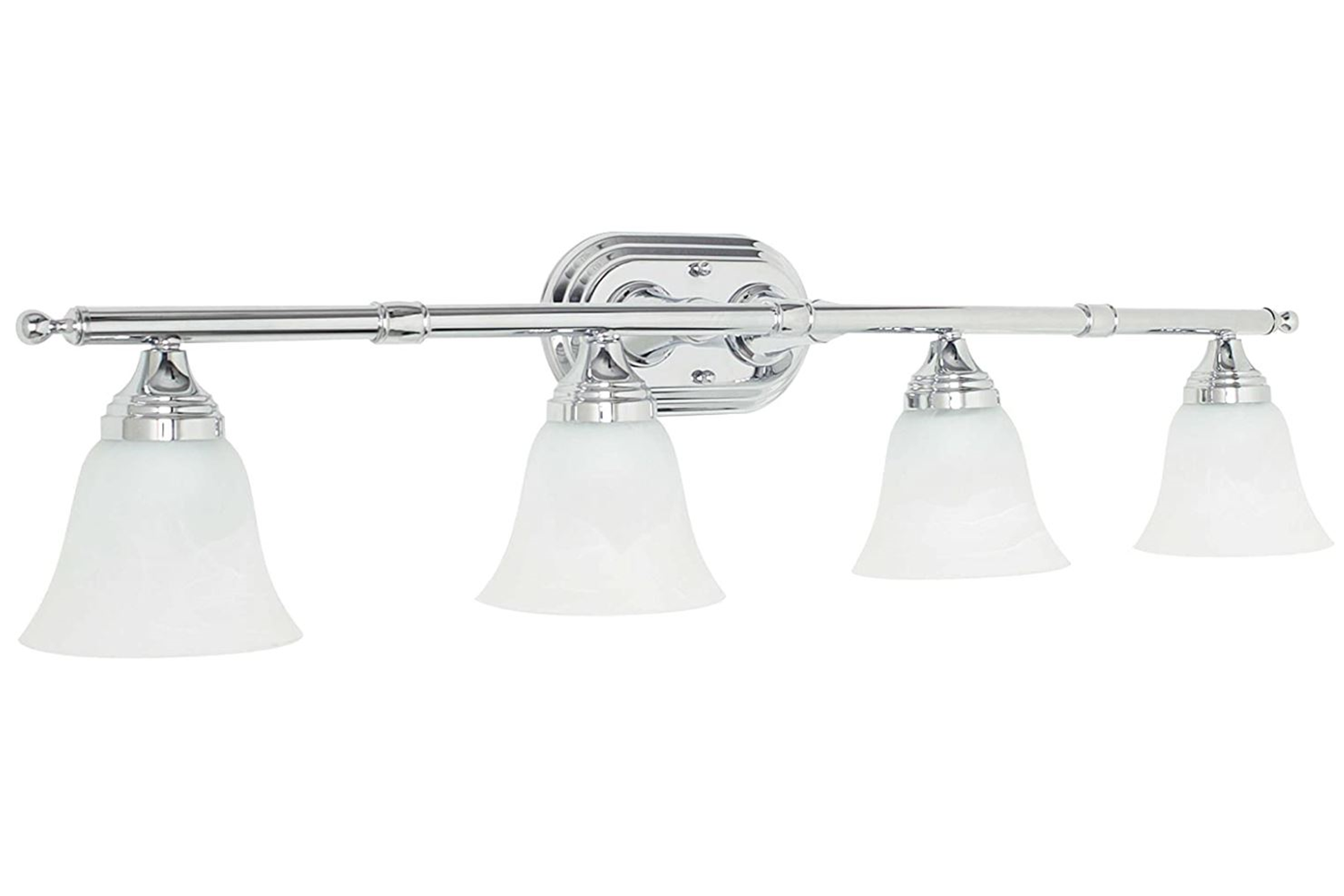 4 LT BATH SCONCE FAUX ALBTR PC
