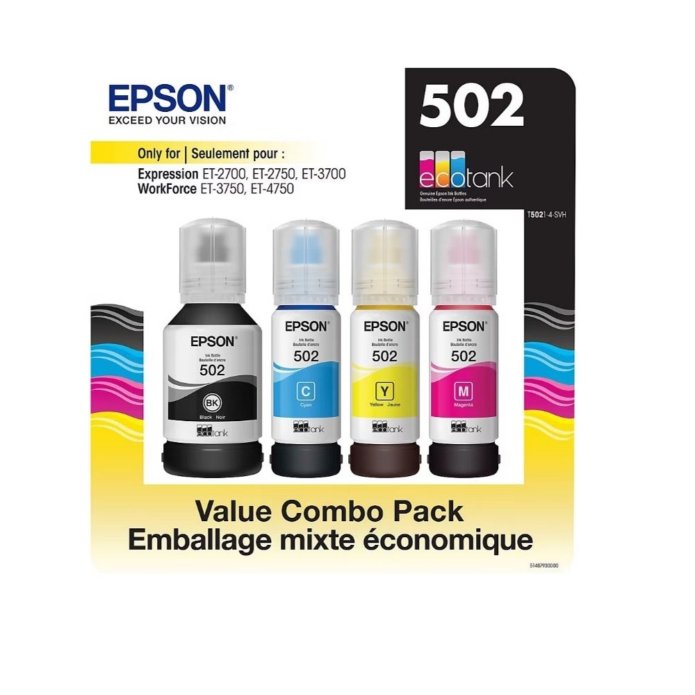 EPSON T502 BLK AND COLOR COMBO CLUB PK