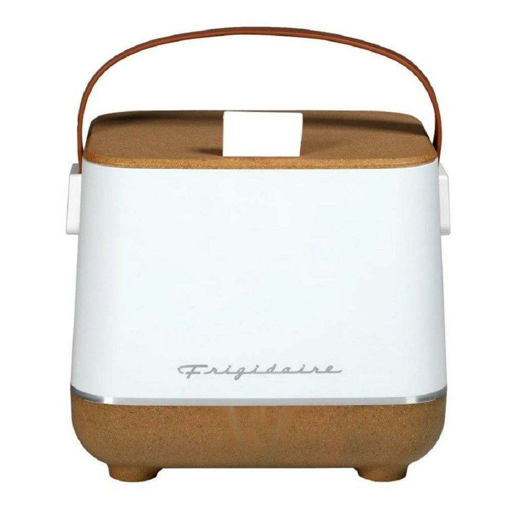 6-Can Mini Personal Fridge Cooler White